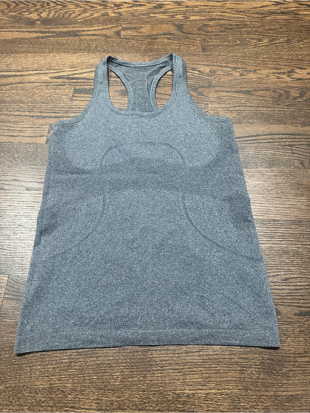 lululemon athletica Heather Charcoal Racerback Tank